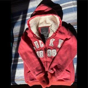 Lucky fleece lined sweatshirt